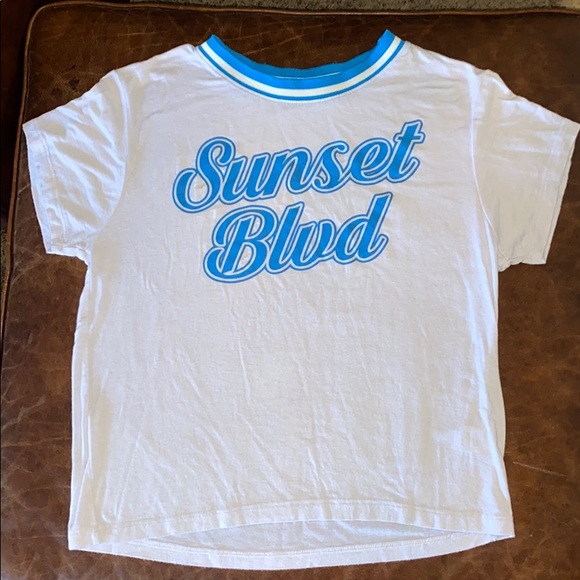 PacSun Tops - White sunset blvd shirt